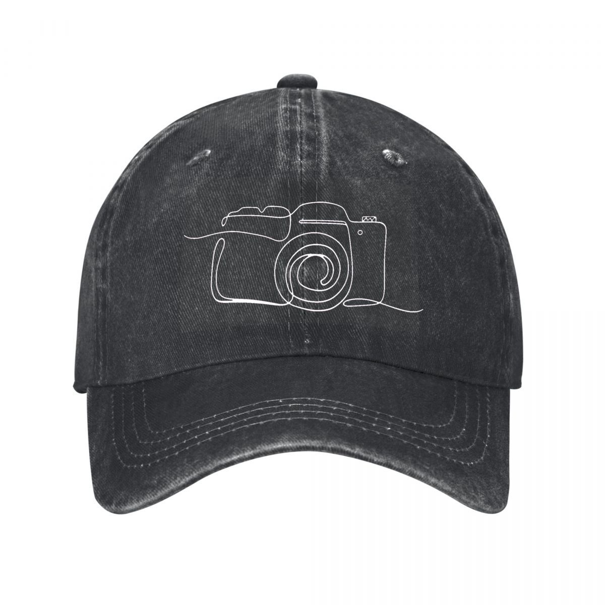 Photography Graphic Design - Gorra de béisbol de algodón lavado