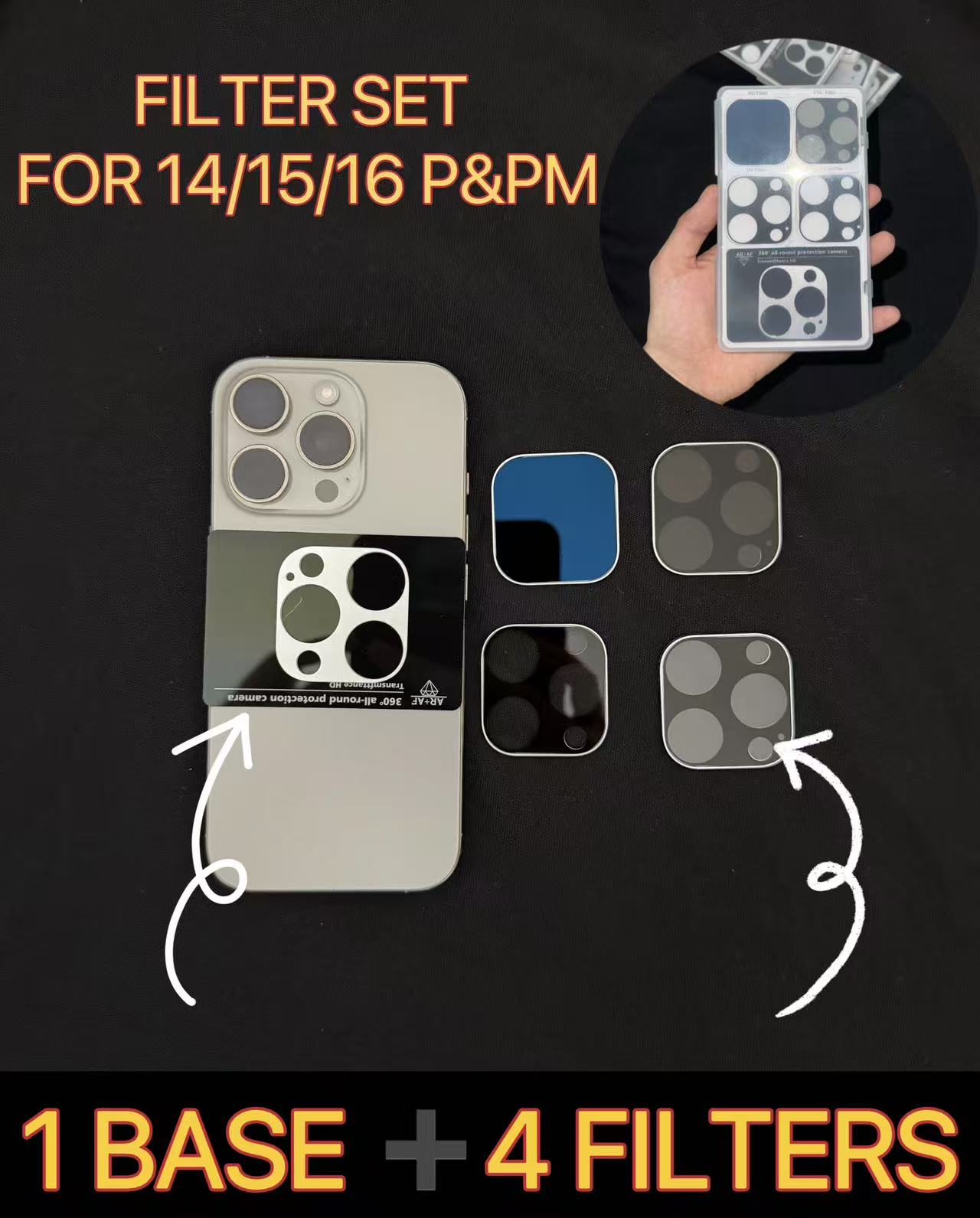 Nd Filter Set - Para iPhone 16 Pro Max ND-32
