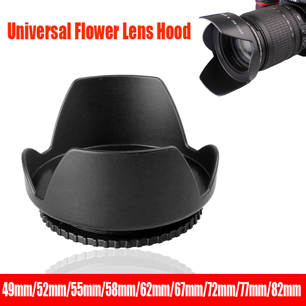 Lens Hood Petal - Parasol Universal para lente, 49mm, 52mm,
