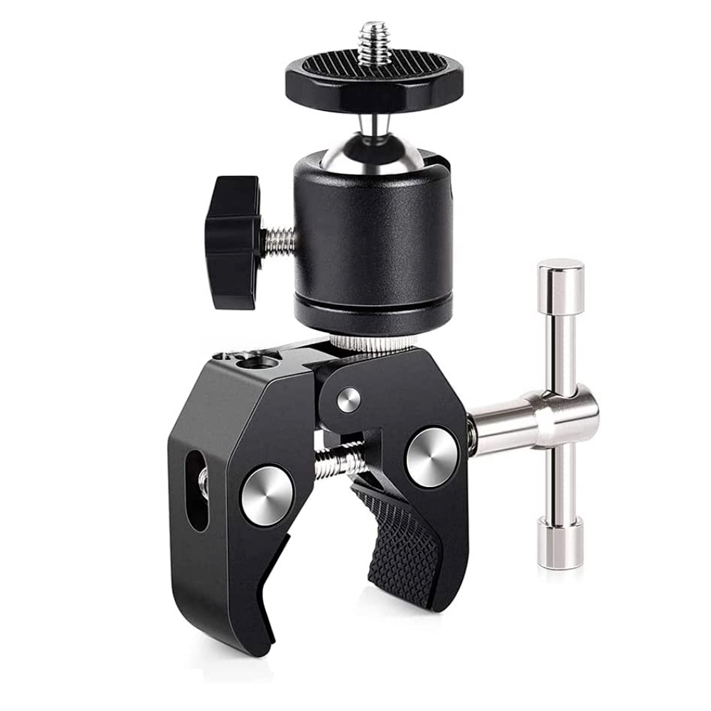 Fluid Head Tripod - ERIKOLE Super Abrazadera con 360 °