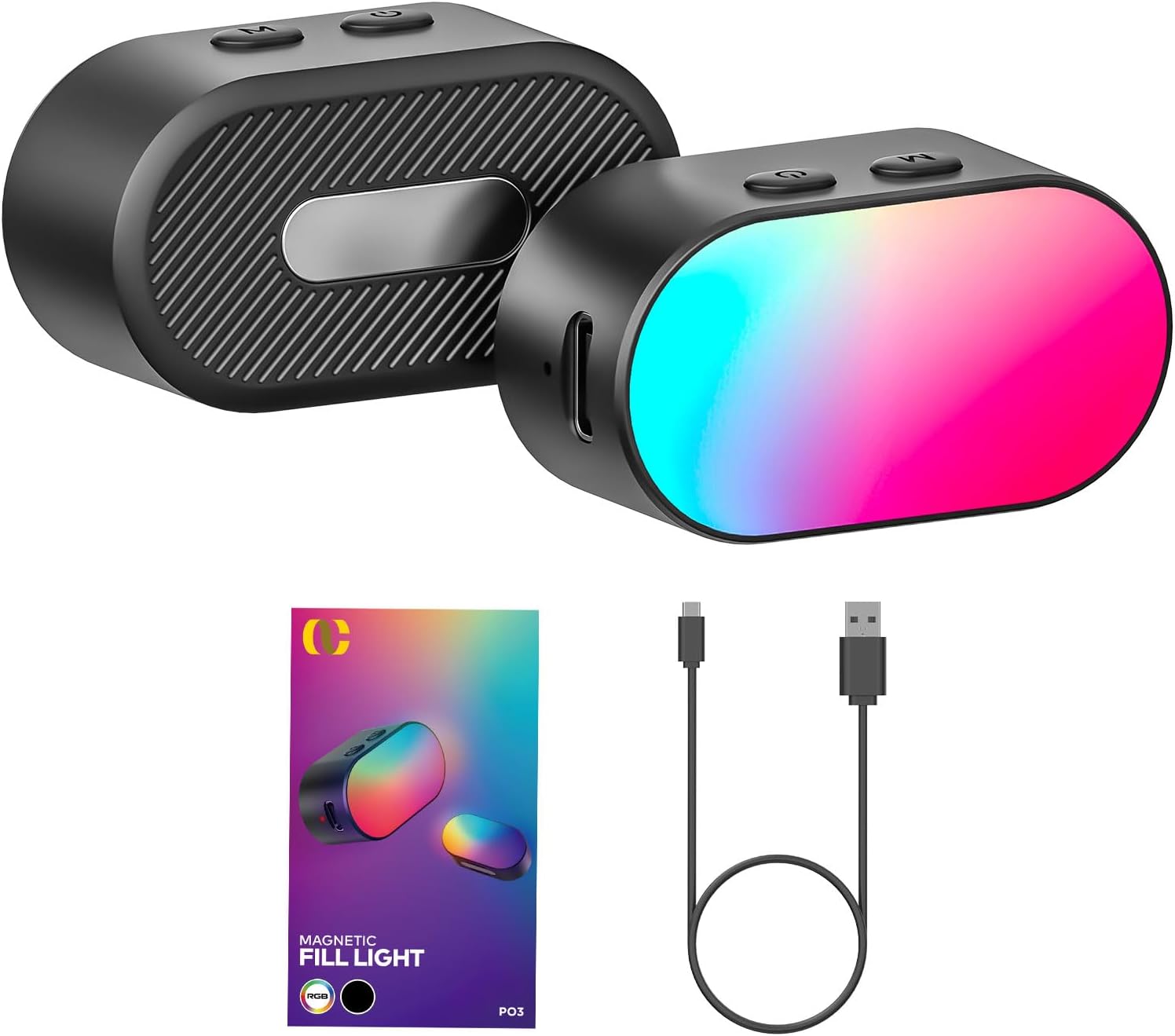 Photography Videos Free - AOCHUAN Mini RGB Luz de relleno