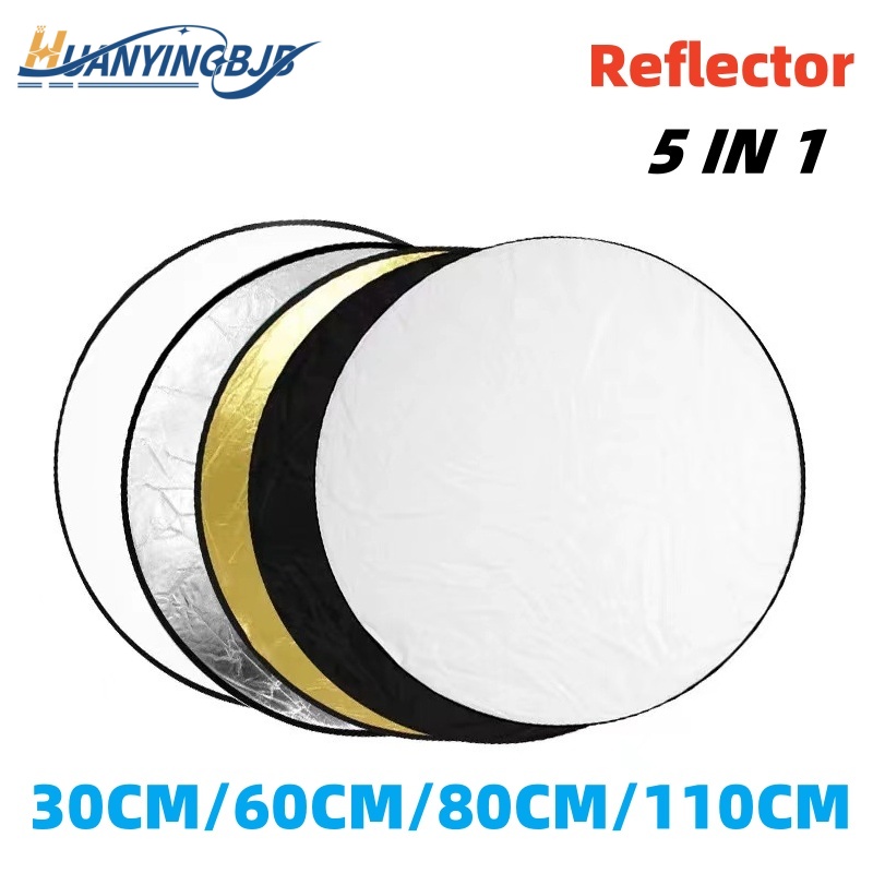 Reflector 5 In 1 - HUANYINGBJB Reflector de fotografía portátil 5
