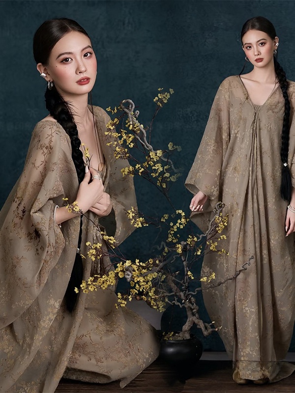 Photography Zen - Nuevo Vestido Vintage con Estampado de