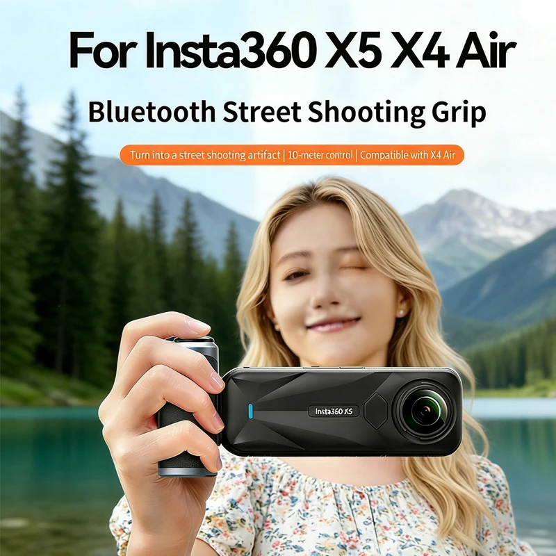 Photography Grip Insta360 X5 - Soporte de aluminio Xplorer para fotografía