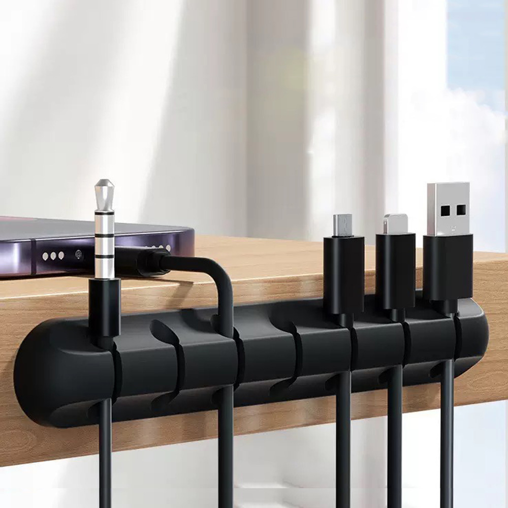 Tethering Cable Usb - Organizador de cables de silicona, enrollador