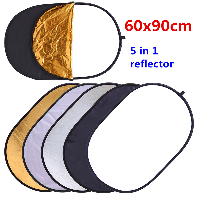 Reflector 5 In 1 - RYH-Reflector de luz plegable ovalado, disco