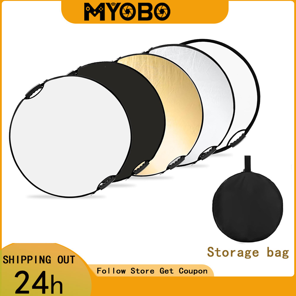 Reflector 5 In 1 - Reflector de Fotografía Plegable MYOBO con