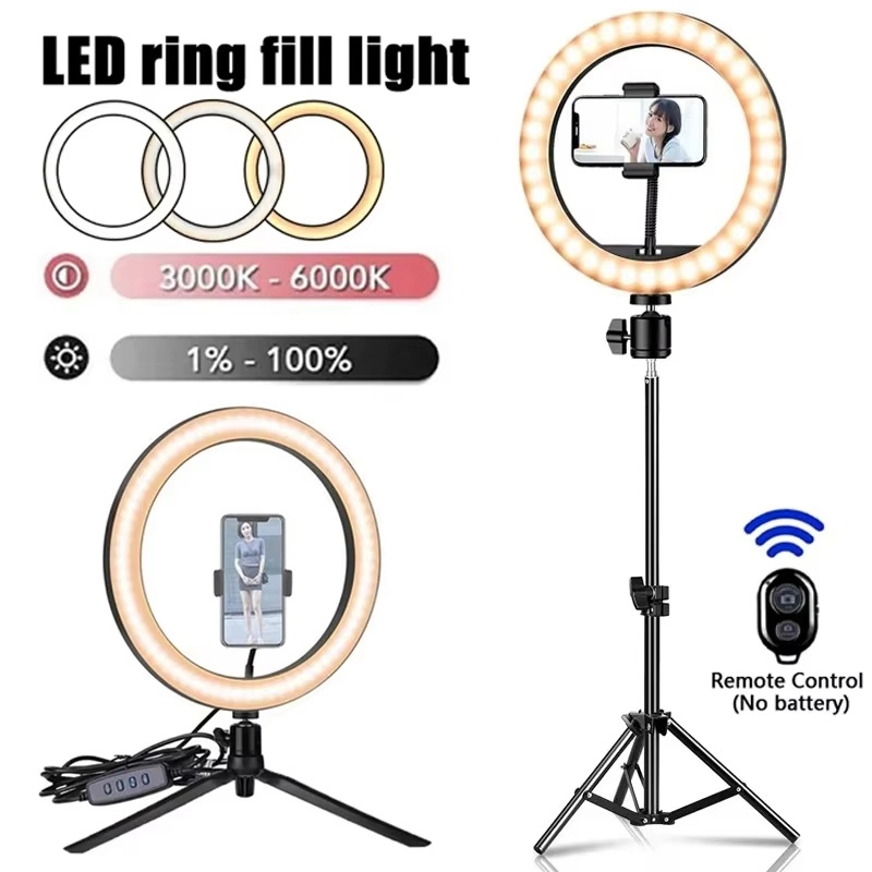 Photography Desk - Anillo de iluminación LED para Selfie,