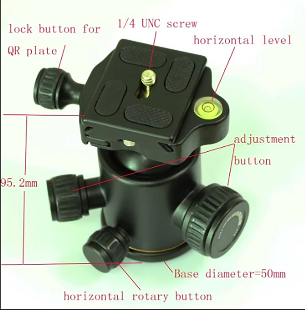 Fluid Head Tripod - Trípode para cámara de fotografía de