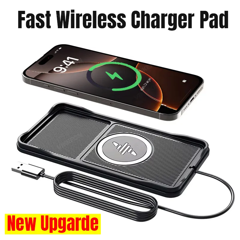Tethering Cable Usb - Base de almohadilla de cargador inalámbrico