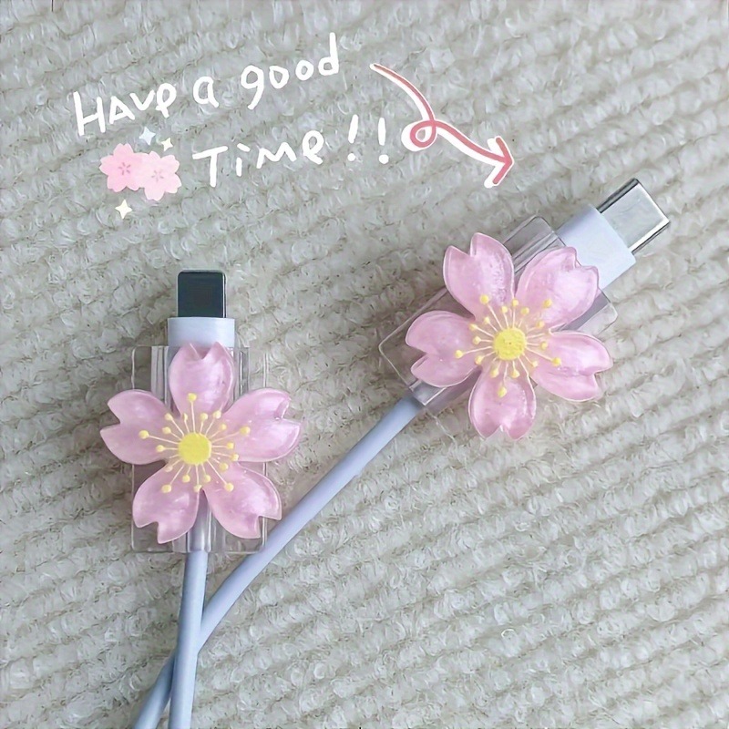 Tethering Cable Usb - Protector de Cable de dibujos animados
