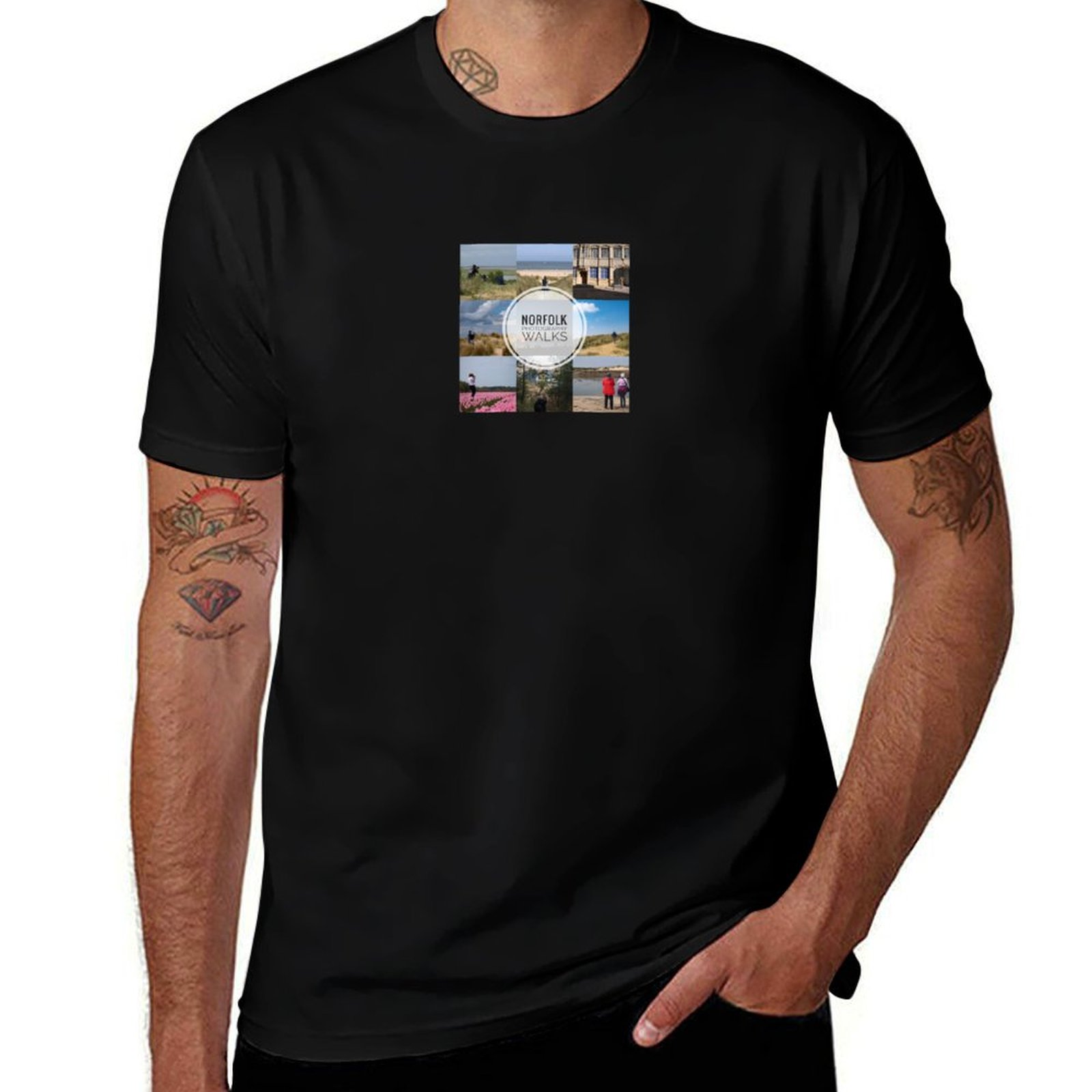 Photography Solo - Camiseta Norfolk Photography Walks, camiseta protectora