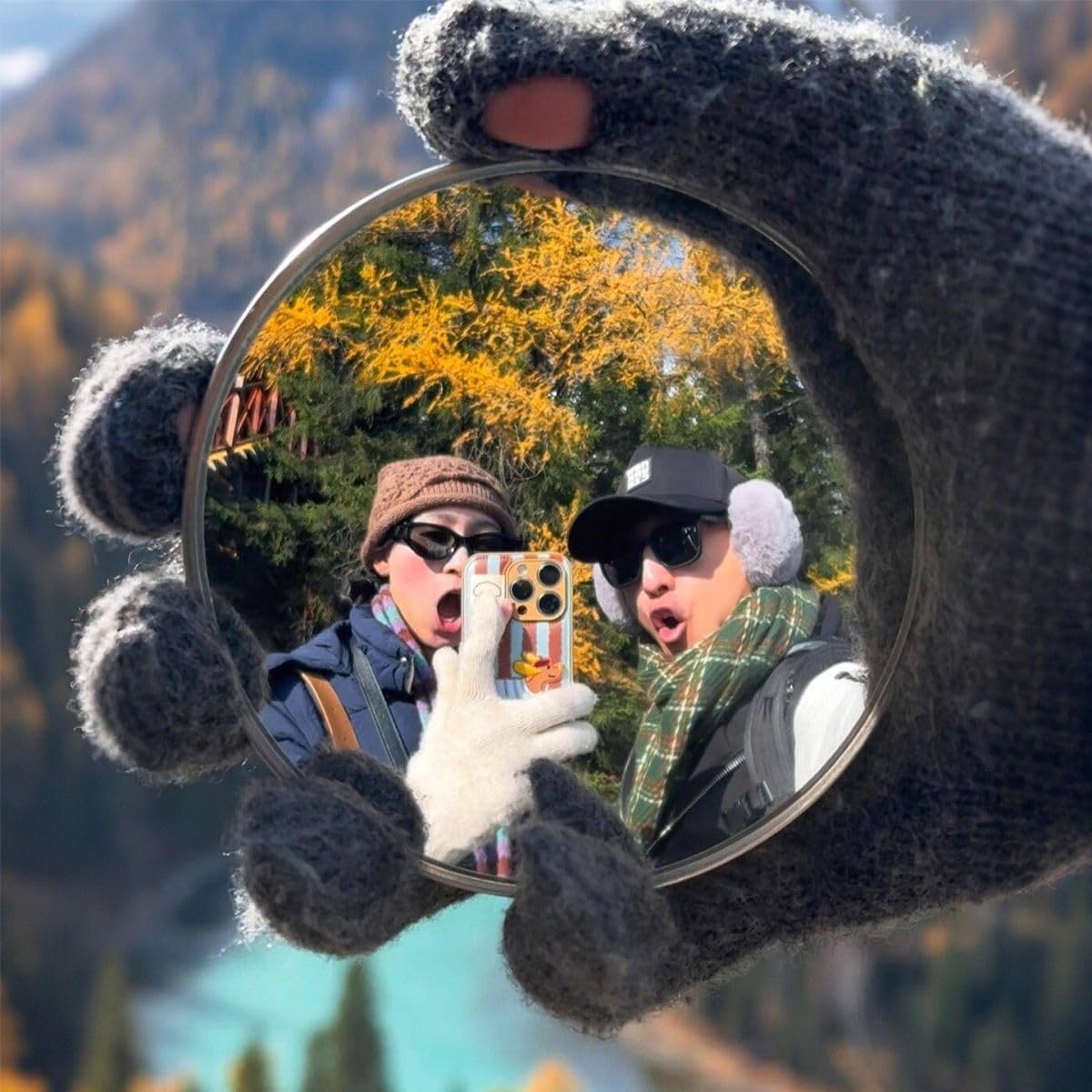 Photography Solo - Espejo Portátil de Viaje para Selfies,