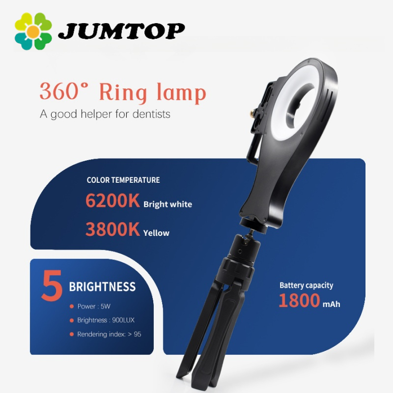 Photography Dental - JUMTOP Luz de relleno oral portátil