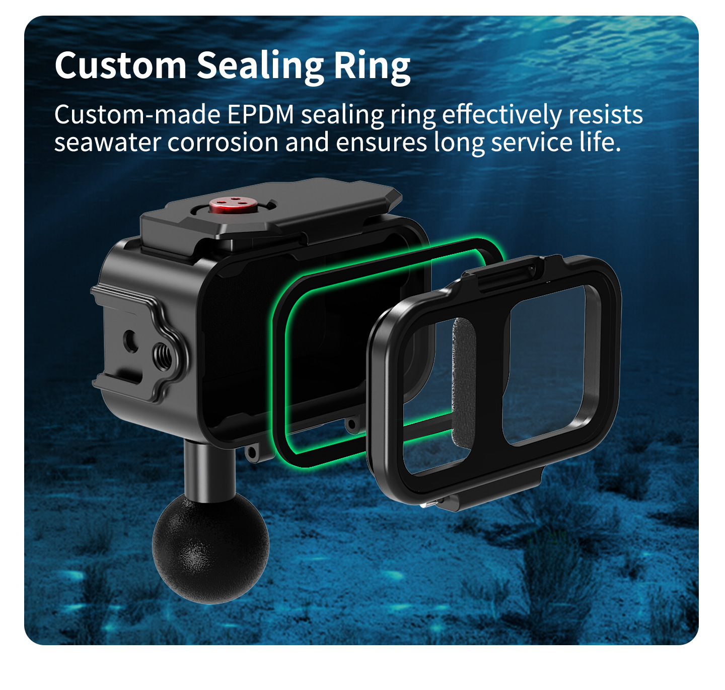 Carcasa de buceo subacuática p - Fluid Head Tripod reseña y precio