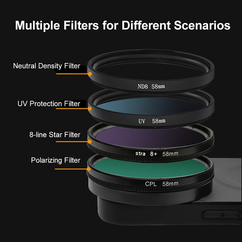 Kit de filtro para teléfono mó - Nd Filter Set reseña y precio
