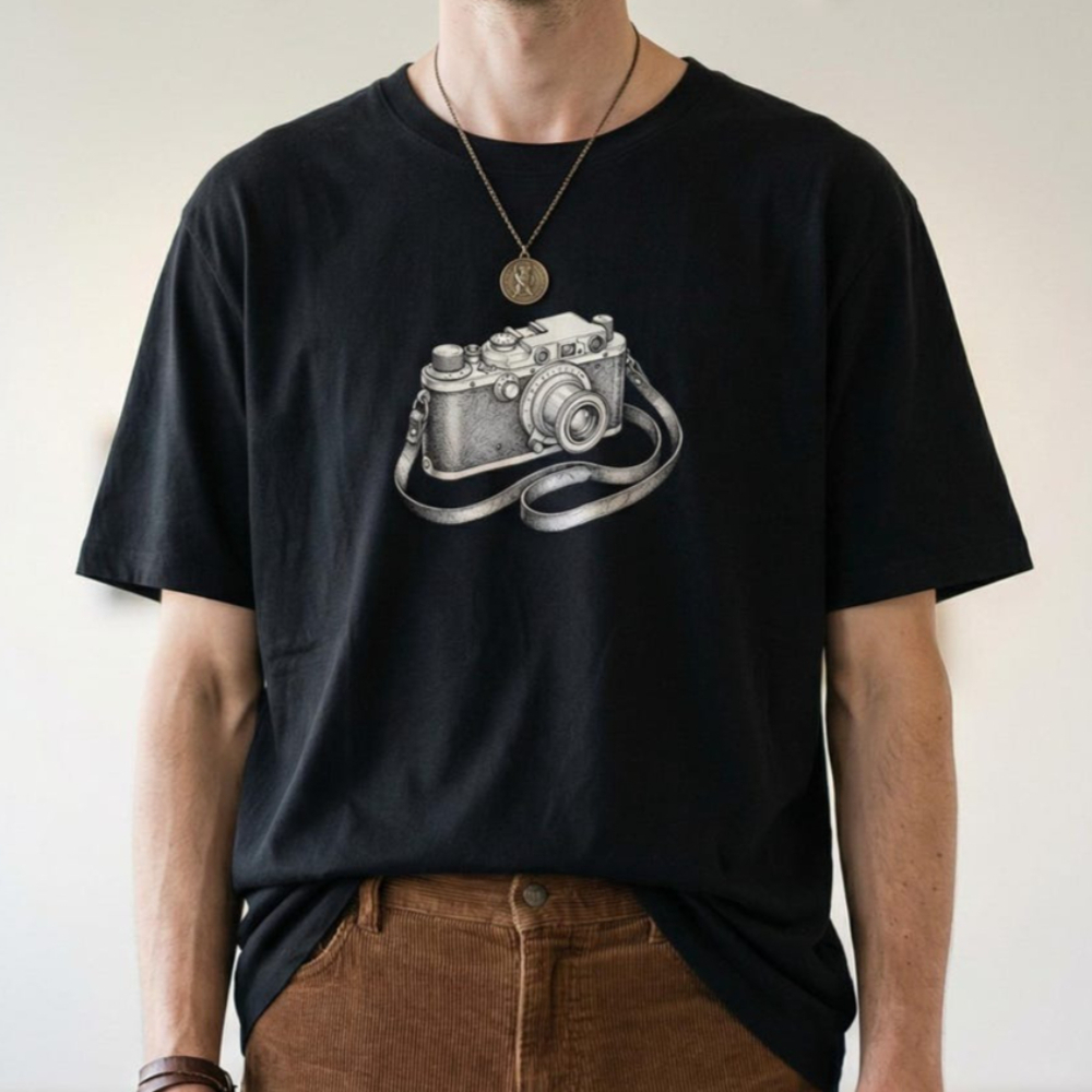 Camiseta Vintage con Diseño de - Photography Graphic Design reseña y precio