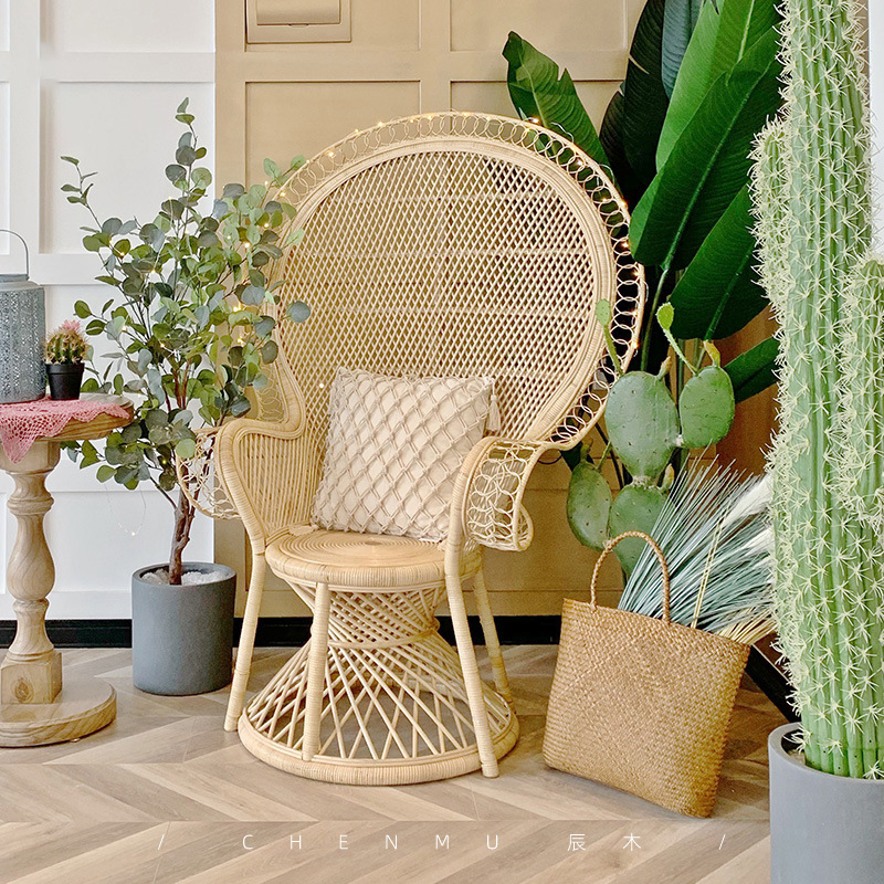 Silla de Ratán Natural Estilo  - Photography Indonesia reseña y precio