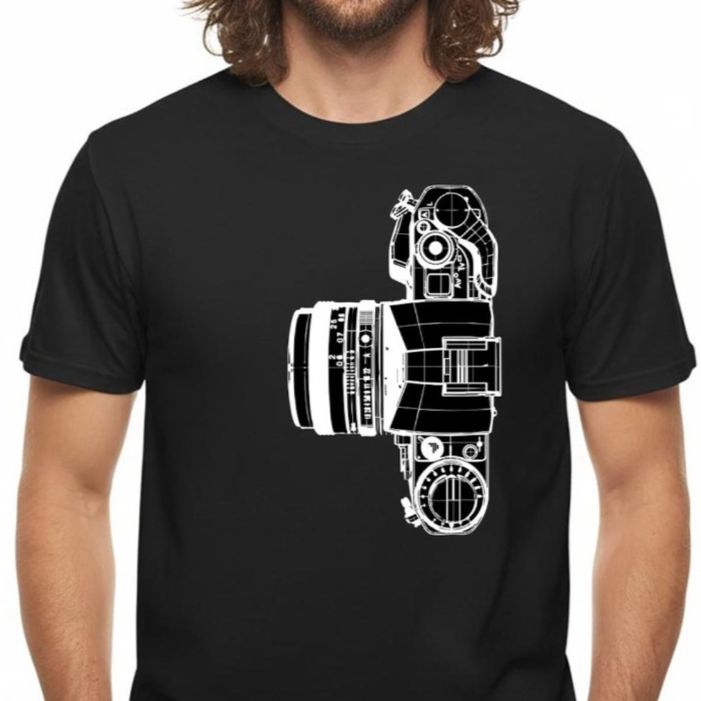 Camiseta vintage con diseño de - Photography Graphic Design reseña y precio