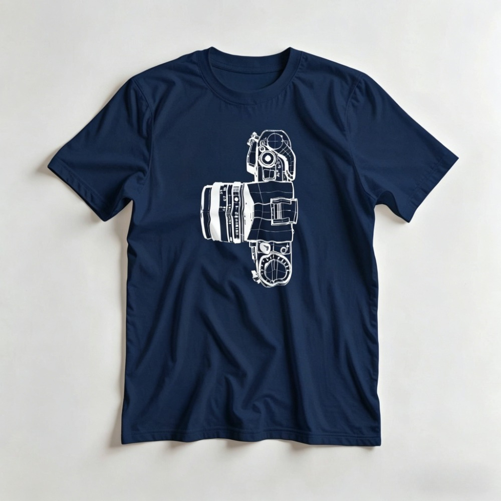 Camiseta vintage con diseño de - Photography Graphic Design reseña y precio