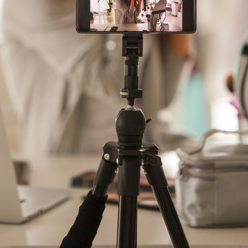 Accesorio cámara con sistema c - Fluid Head Tripod reseña y precio