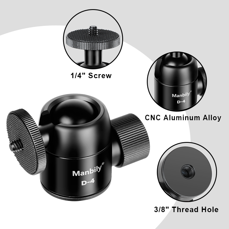 Cabezal de Trípode Manbily de  - Fluid Head Tripod reseña y precio