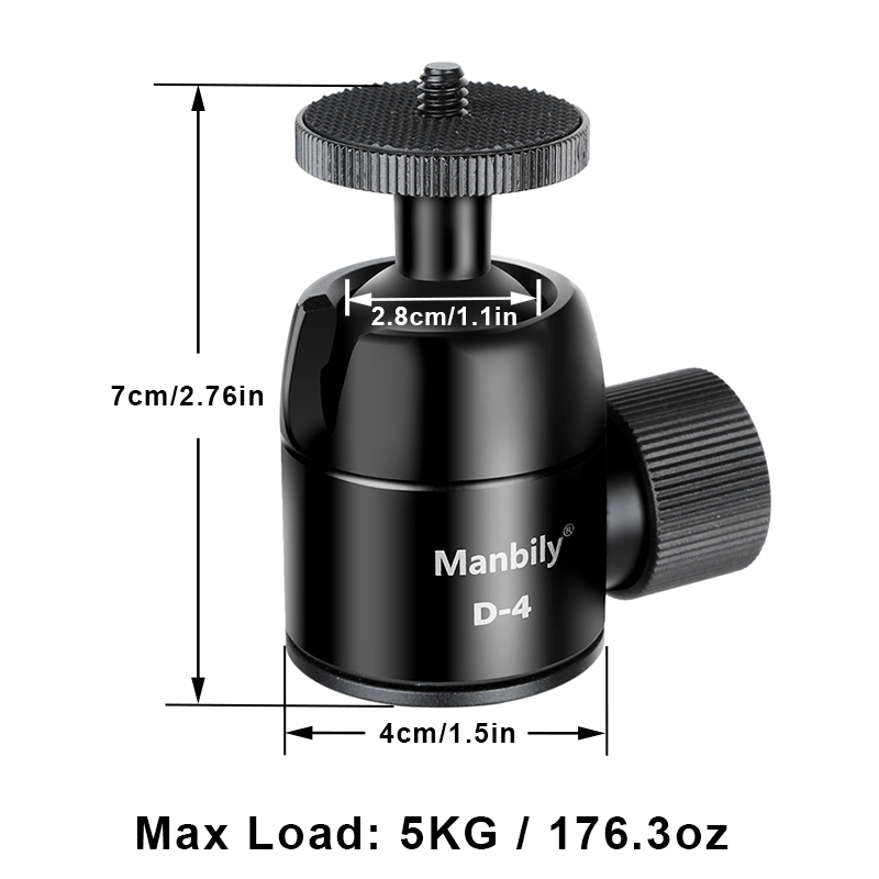 Cabezal de Trípode Manbily de  - Fluid Head Tripod reseña y precio