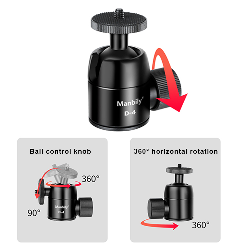 Cabezal de Trípode Manbily de  - Fluid Head Tripod reseña y precio