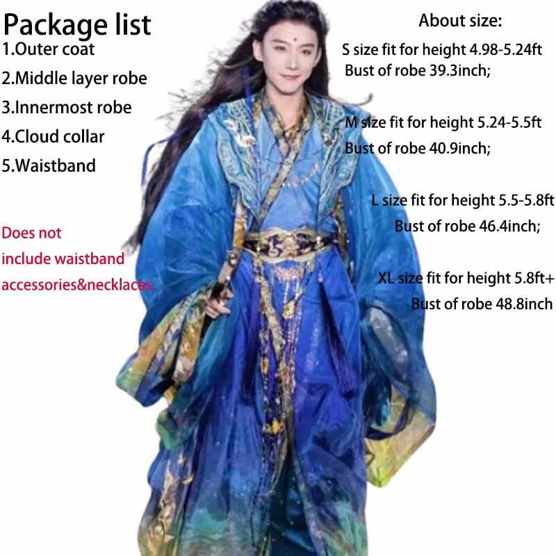 Hanfu chino de lujo para hombr - Photography Of A Man reseña y precio