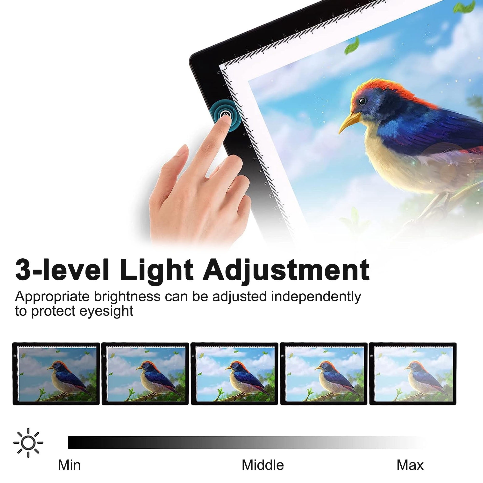 Bloc de dibujo Led con 3 nivel - Photography Desk reseña y precio