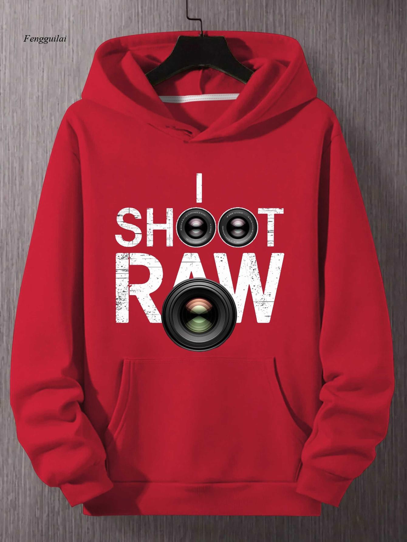 Shoot Raw Photography Sudadera - Photography Graphic Design reseña y precio