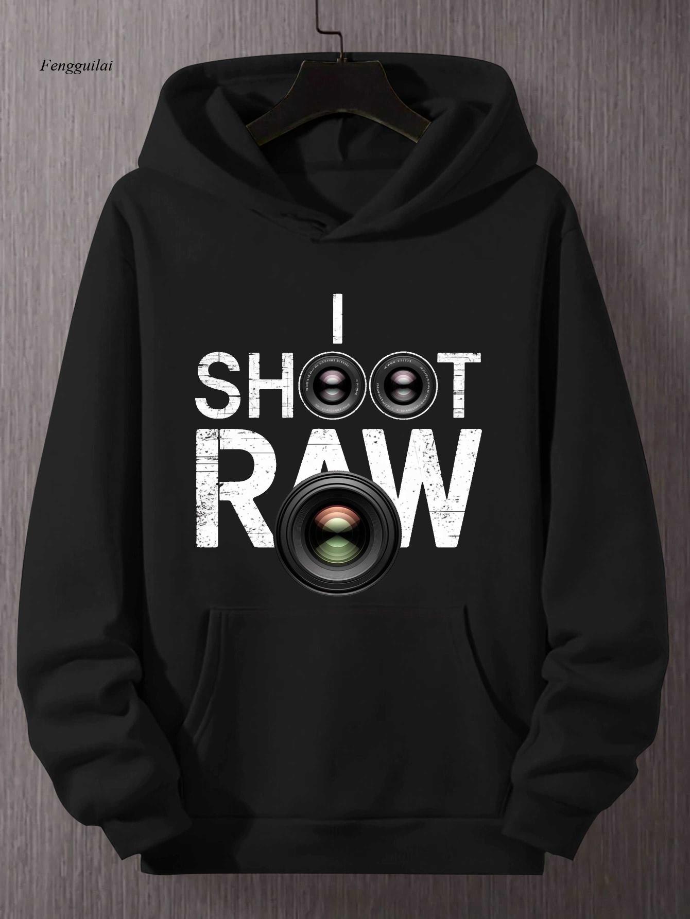 Shoot Raw Photography Sudadera - Photography Graphic Design reseña y precio