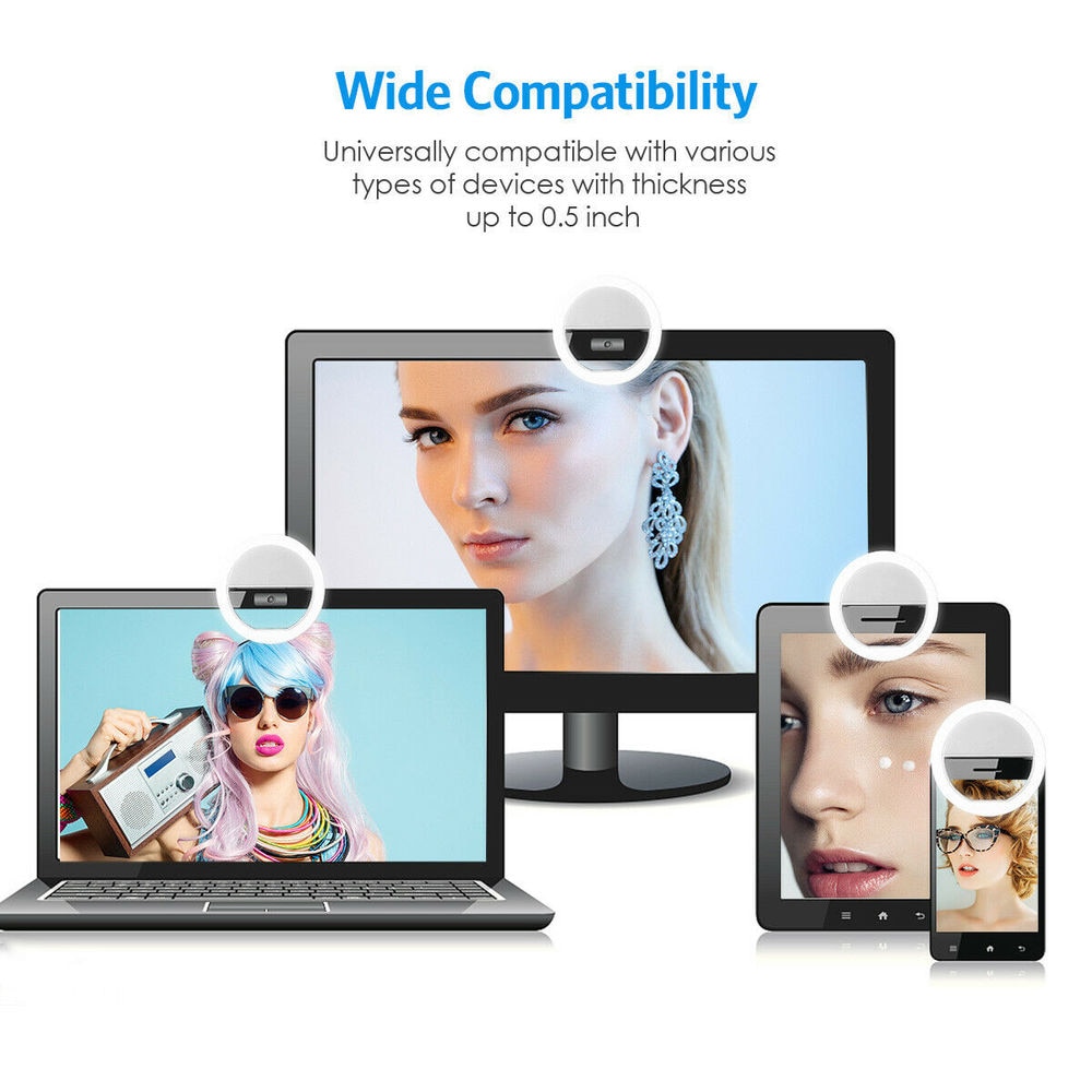 Anillo de luz LED recargable p - Photography Videos Free reseña y precio