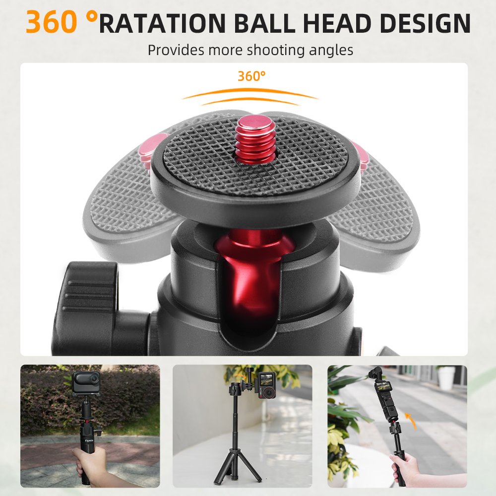 Trípode de poste de extensión  - Photography Grip Insta360 X5 reseña y precio