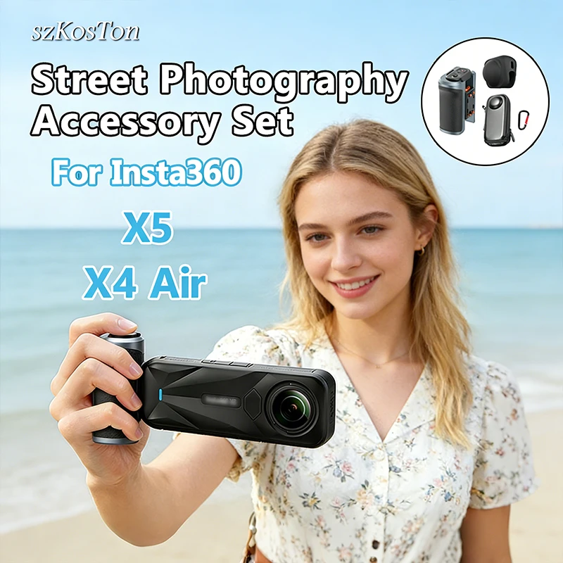 Funda protectora para lente de - Photography Grip Insta360 X5 reseña y precio