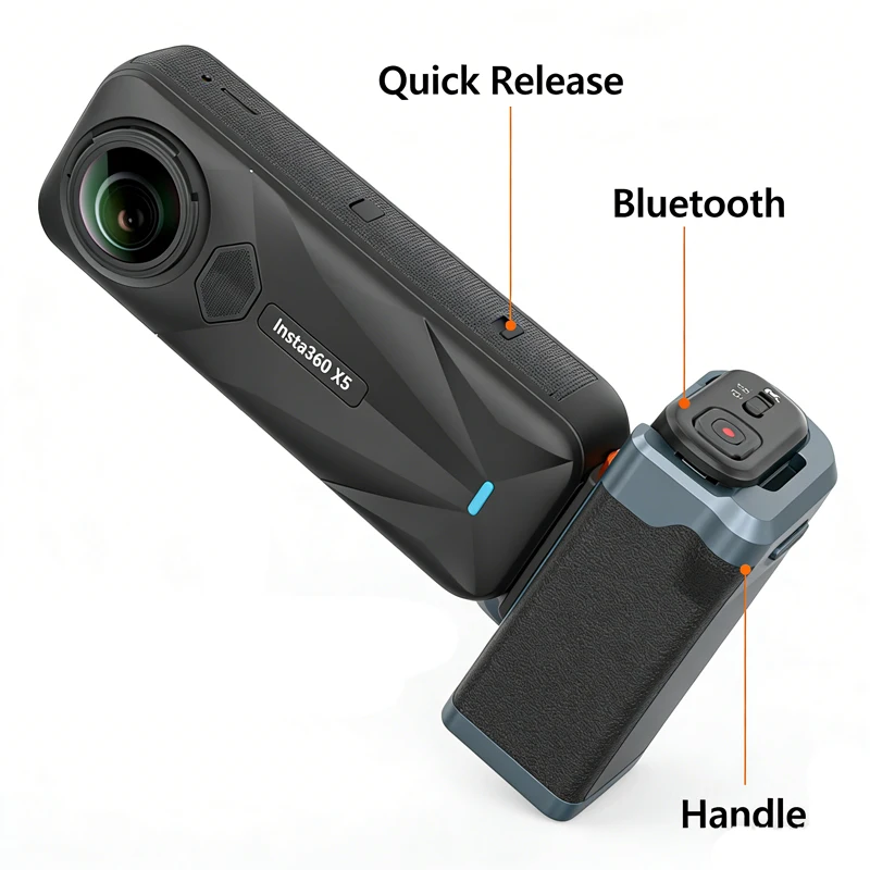 Funda protectora para lente de - Photography Grip Insta360 X5 reseña y precio