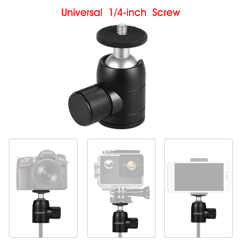 Andoer-trípode con cabeza de b - Fluid Head Tripod reseña y precio