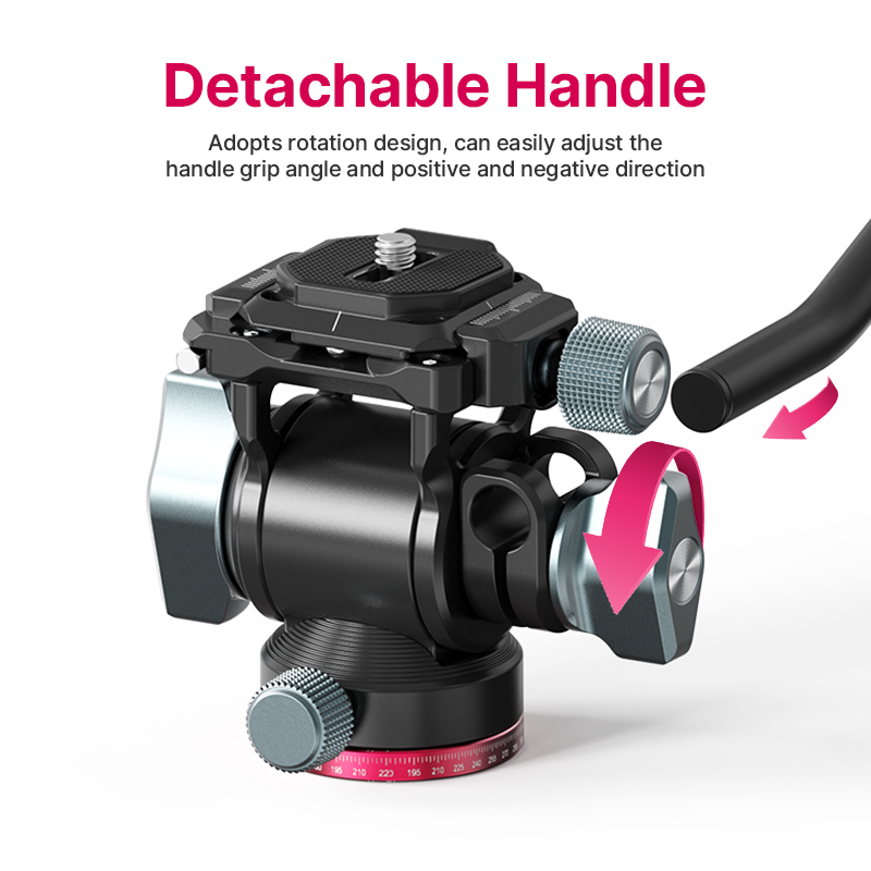 Ulanzi U-190 U190 cabezal de t - Fluid Head Tripod reseña y precio