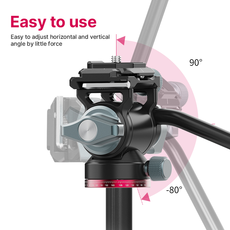 Ulanzi U-190 U190 cabezal de t - Fluid Head Tripod reseña y precio