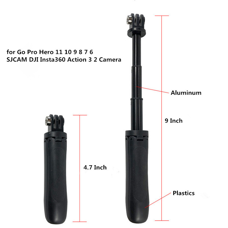 Mini palo de Selfie Shorty trí - Photography Grip Insta360 X5 reseña y precio