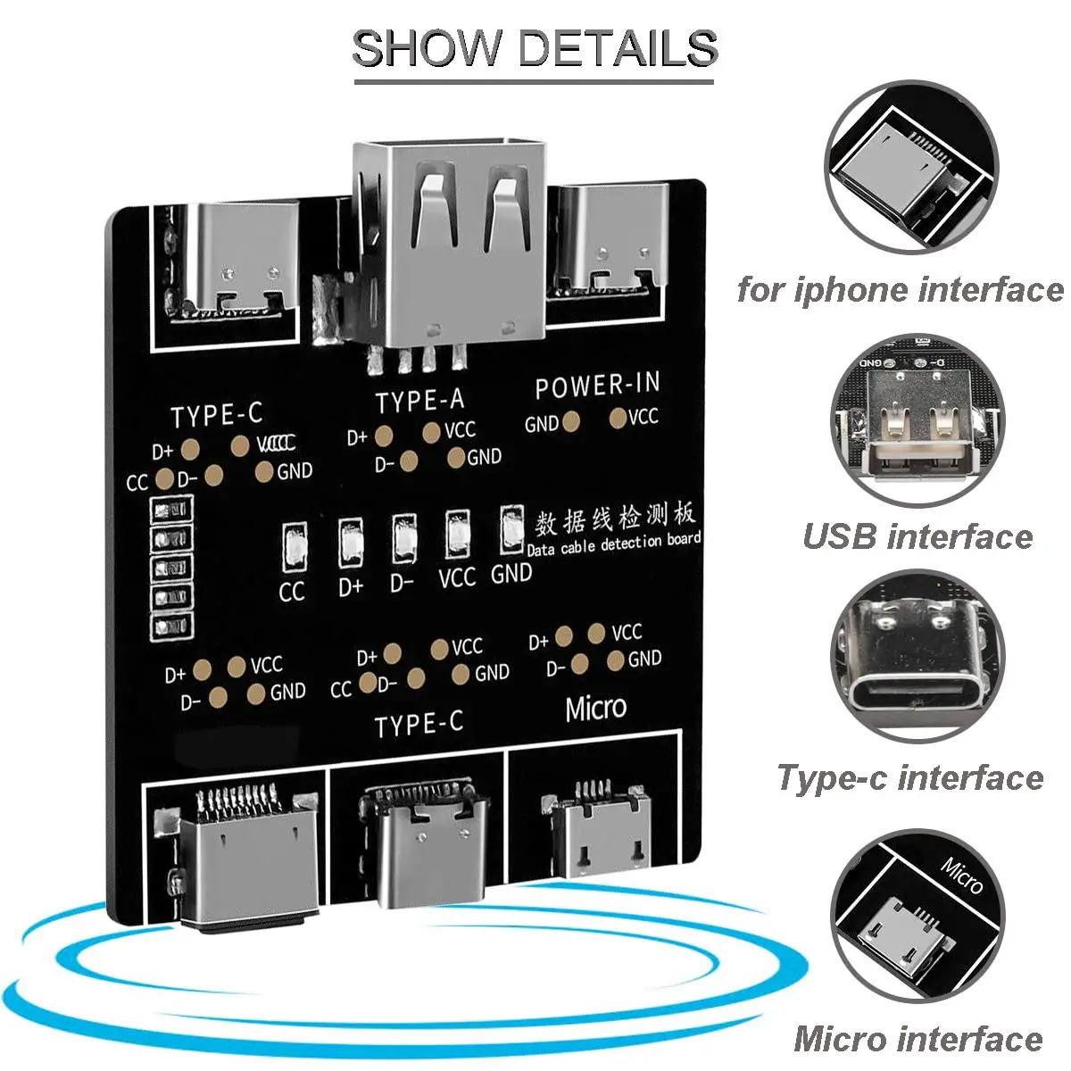 Placa de detección de Cable de - Tethering Cable Usb reseña y precio