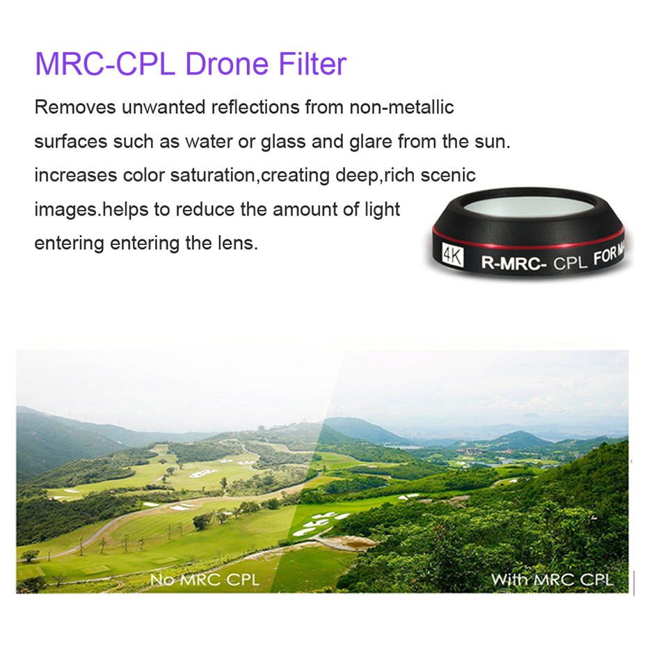 Filtro de Dron para DJI Mavic  - Nd Filter Set reseña y precio