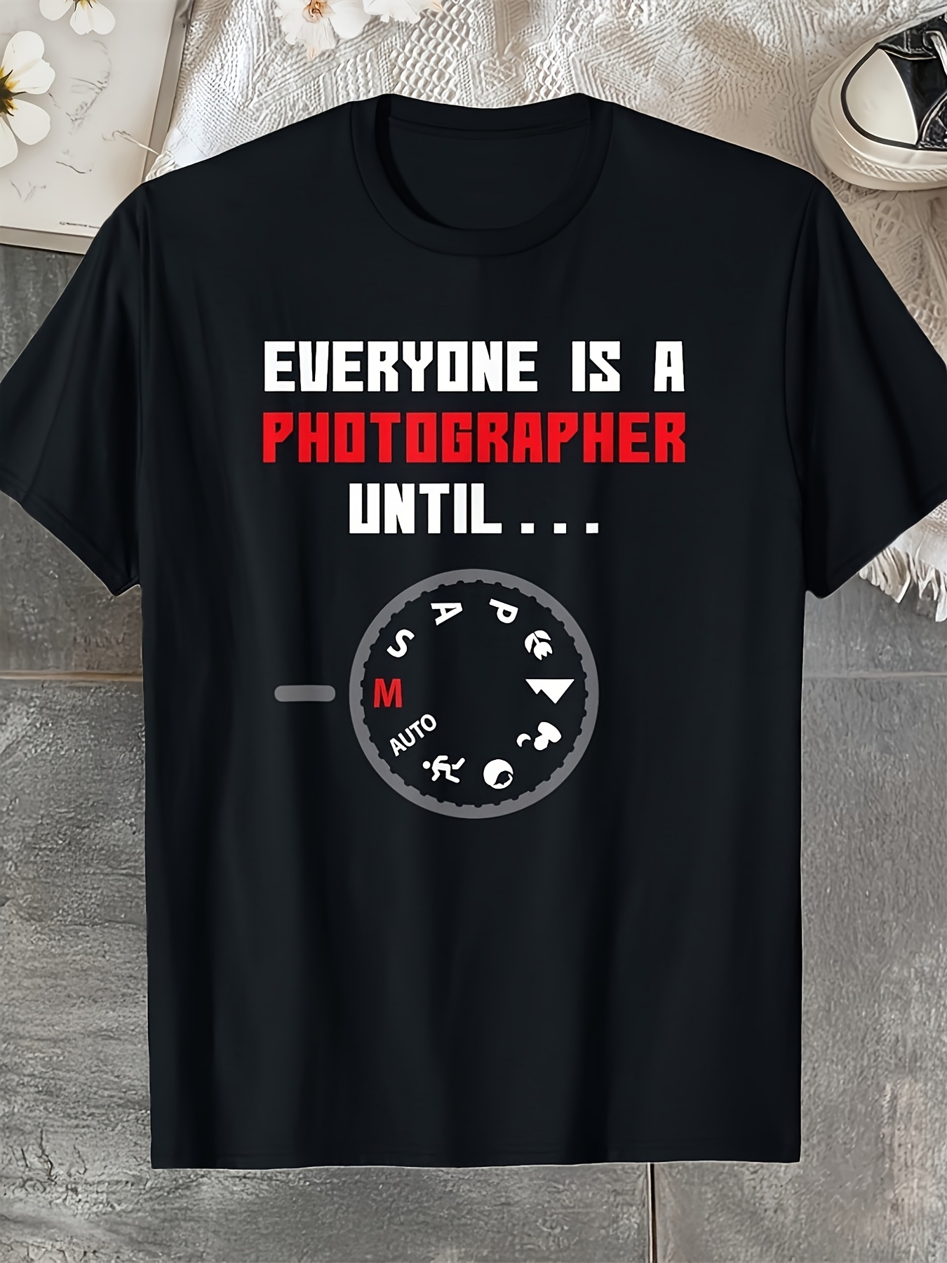 Camiseta divertida con diseño  - Photography Graphic Design reseña y precio