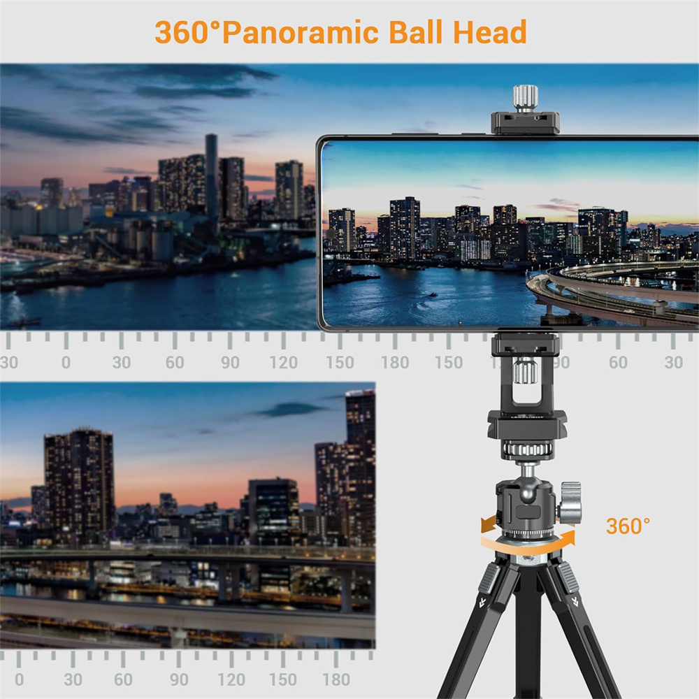 LEAPLIGHT Mini cabezal de bola - Fluid Head Tripod reseña y precio
