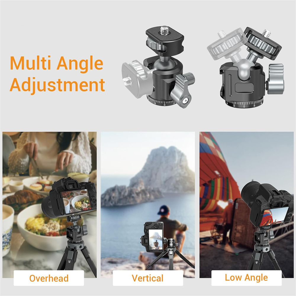 LEAPLIGHT Mini cabezal de bola - Fluid Head Tripod reseña y precio