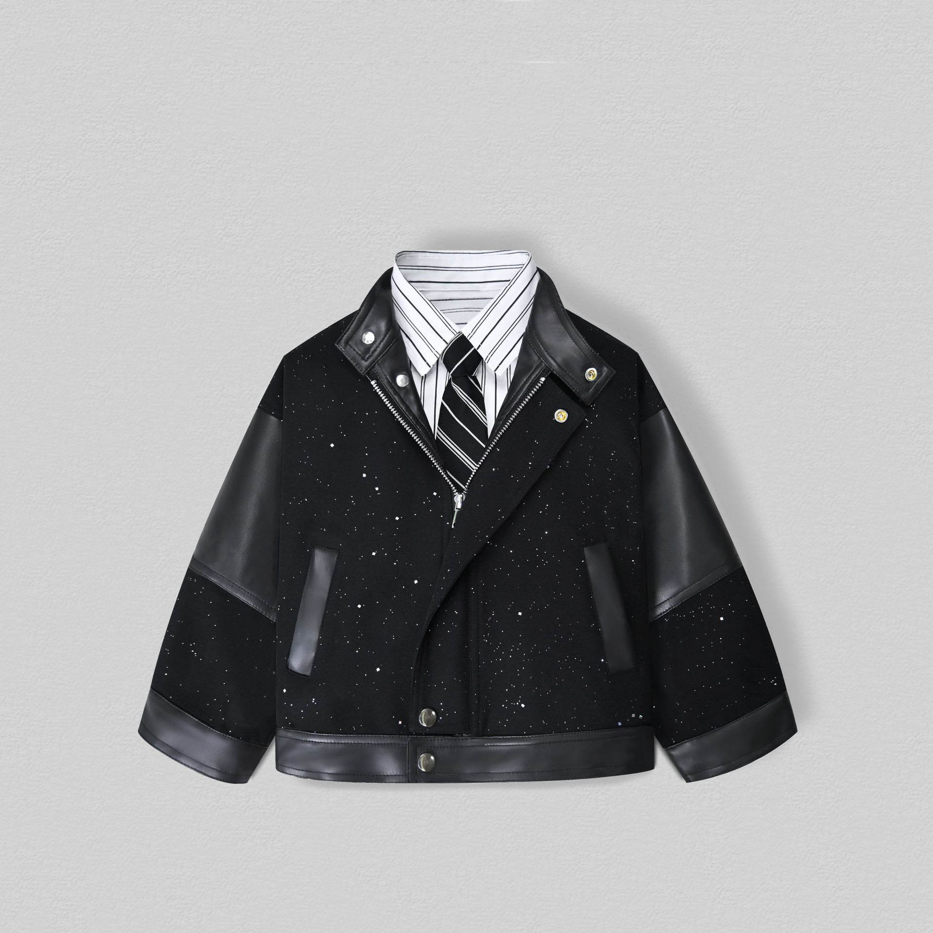 Chaqueta de cuero Pu brillante - Photography Of The Year reseña y precio