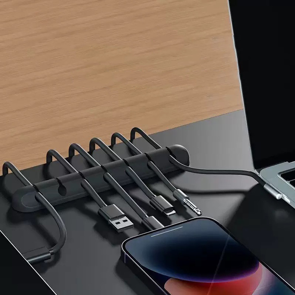 Organizador de cables de silic - Tethering Cable Usb reseña y precio