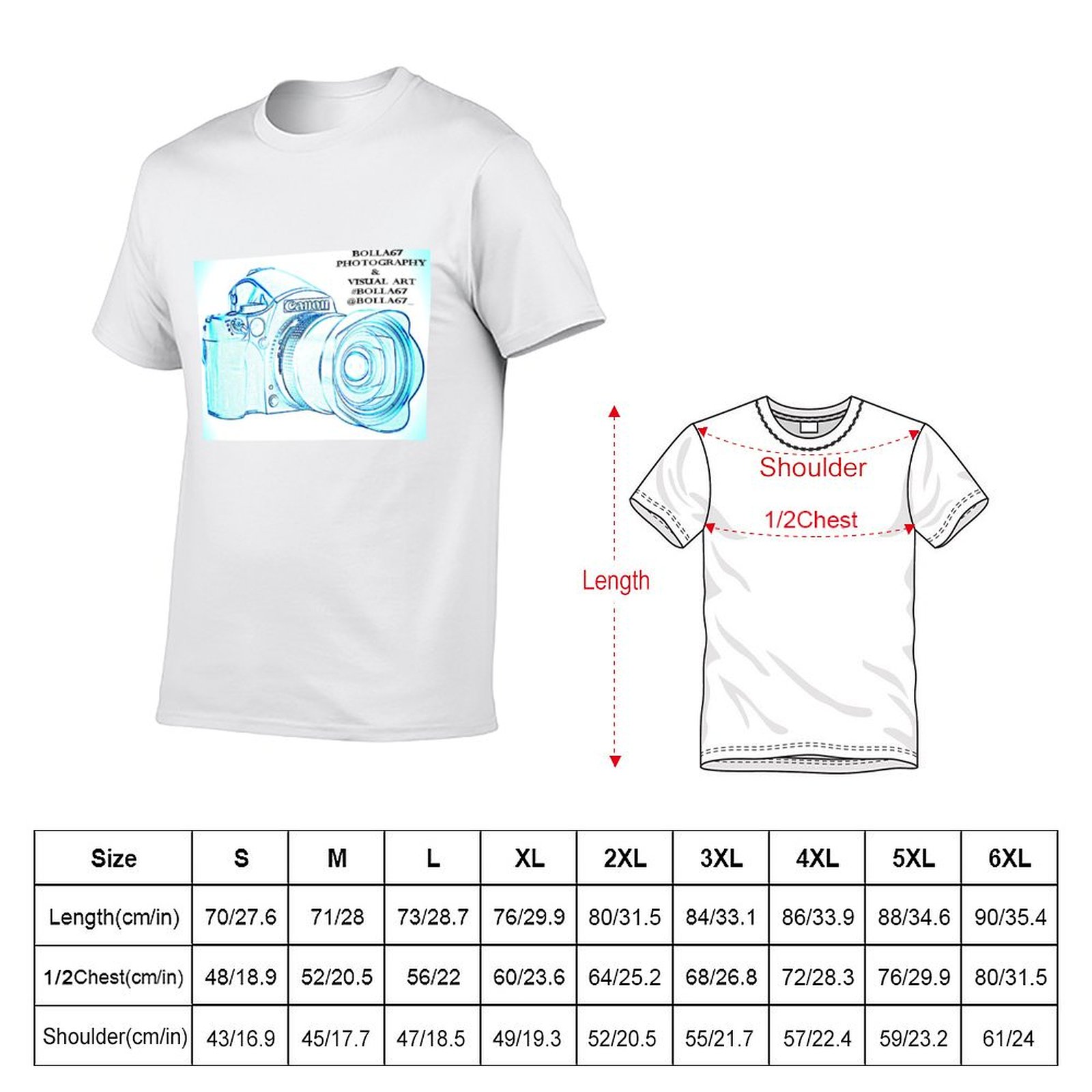 Camiseta BOLLA67 PHOTOGRAPHY L - Photography Solo reseña y precio