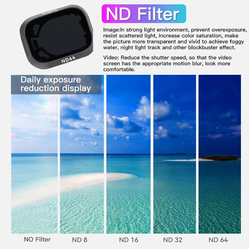 RCSTQ para DJI Mini 3 Pro, jue - Nd Filter Set reseña y precio