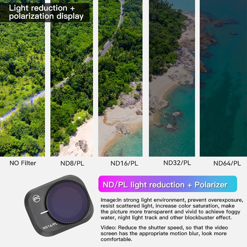 RCSTQ para DJI Mini 3 Pro, jue - Nd Filter Set reseña y precio